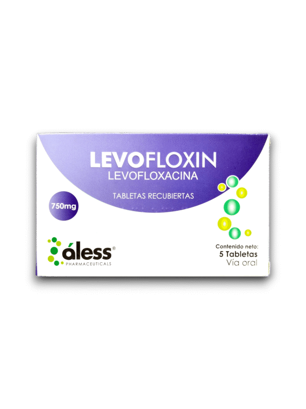 LEVOFLOXIN (LEVOFLOXACINA) 750 MG X 5 TAB (ALESS)