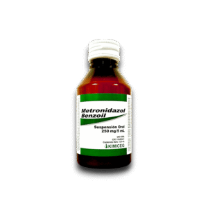 METRONIDAZOL 250 MG /5 ML SUSP ORAL FCO 120 ML (KIMICEG)