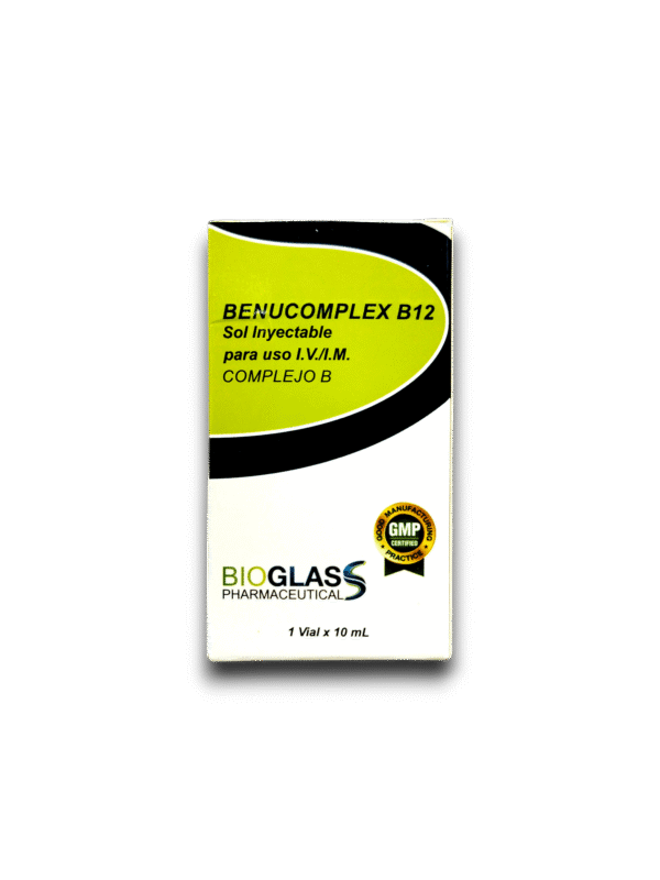 BENUCOMPLEX (COMPLEJO B) 10 ML VIAL I.V /I.M (BIOGLASS)