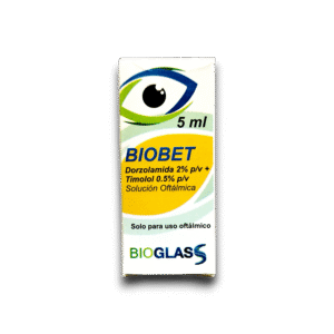 BIOBET (DORZALOMADA /TIMOLOL) 2 % /0.5% FCO OFT 5 ML (BIOGLAS)