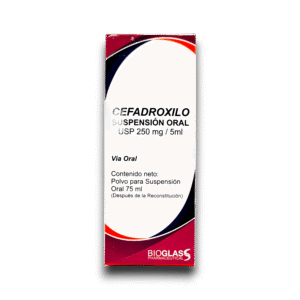 CEFADROXILO 250 MG /5 ML P /SUSP ORAL FCO 75 ML (BIOGLASS)