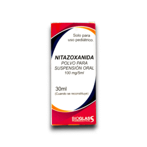 NITAZOXANIDA 100 MG /5 ML FCO SUSP 30 ML (BIOGLASS)