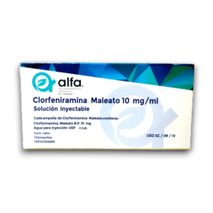 CLORFENIRAMINA 10 MG /ML AMP I.V /I.M (ALFA)