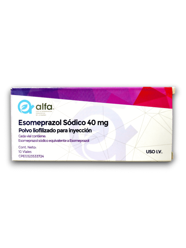 ESOMEPRAZOL 40 MG VIAL I.V (ALFA)