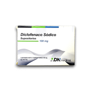 DICLOFENAC SODICO 100 MG X 5 SUPOSITORIO (ADN)