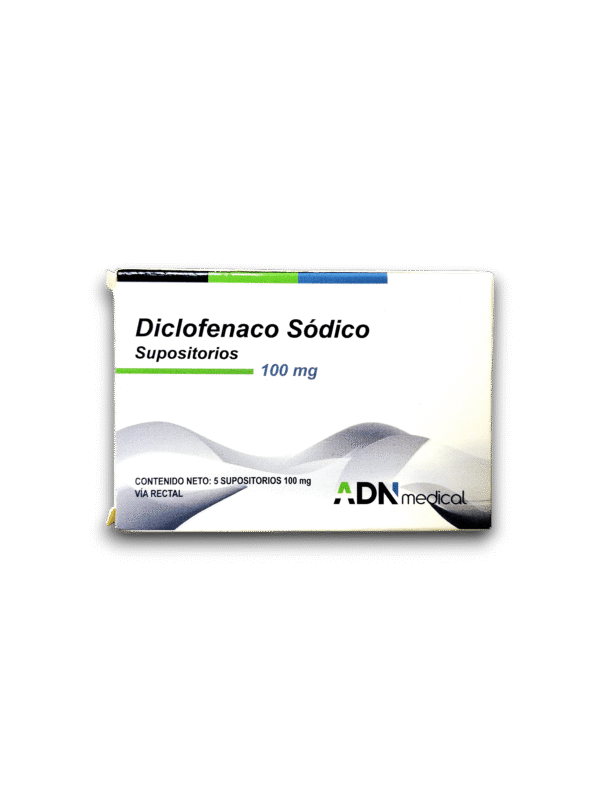 DICLOFENAC SODICO 100 MG X 5 SUPOSITORIO (ADN)