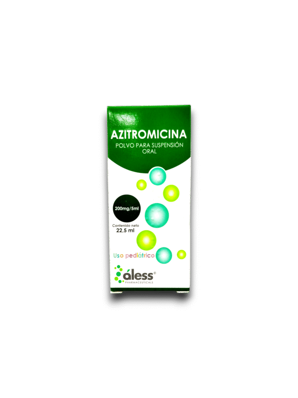 AZITROMICINA 200 MG /5 ML P /SUSP ORAL FCO 22,5 ML (ALESS)