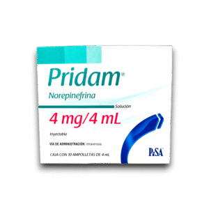 PRIDAM (NOREPINEFRINA) 4 MG AMP (PISA)