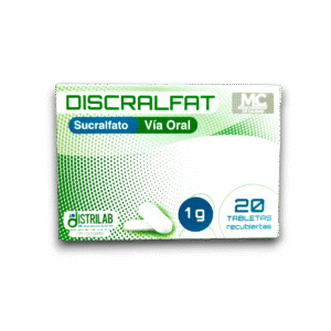 DISCRALFAT (SUCRALFATO) 1 G X 20 TAB (DISTRILAB)