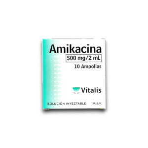 AMIKACINA 500 MG /2 ML AMP (VITALIS)