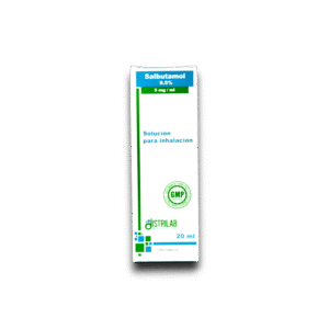SALBUTAMOL 0,5 % SOL P/INH FCO 20 ML (DISTRILAB)