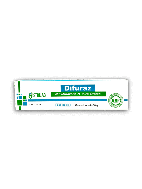 DIFURAZ (NITROFURAZONA) 0.2 % X 30 G (DISTRILAB)