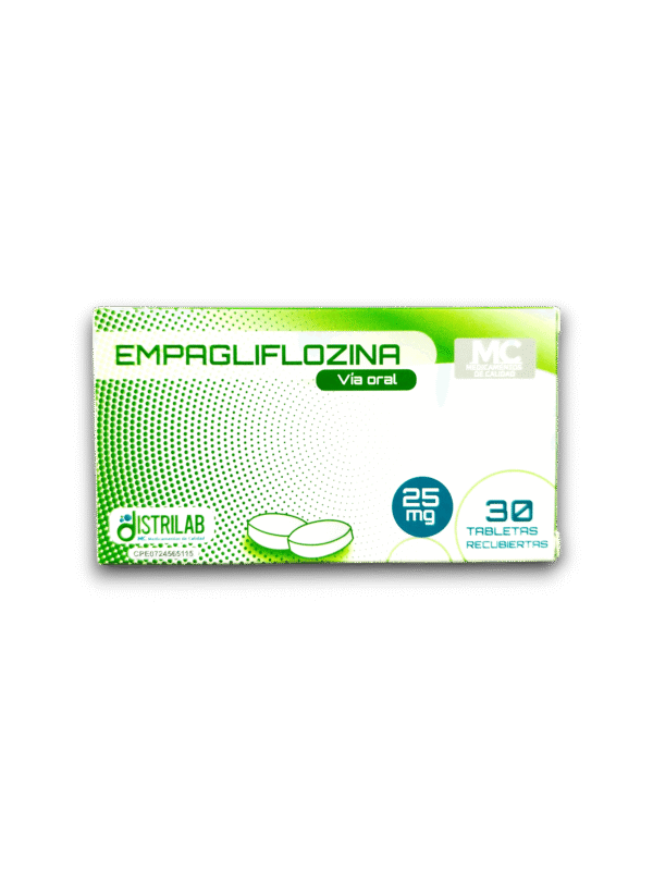 EMPAGLIFOZINA 25 MG X 30 TAB (DISTRILAB)