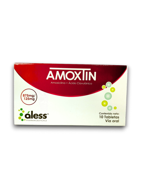 AMOXTIN (AMOXICILINA /AC CLAVULANICO) 875 MG /125 MG X 10 TAB (ALESS)