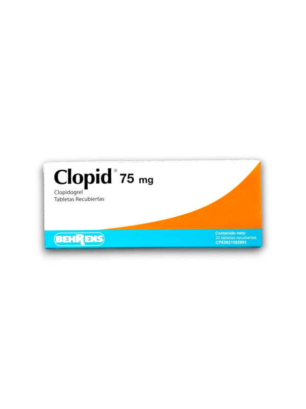 CLOPID (CLOPIDOGREL) 75 MG X 30 TAB (BEHRENS)
