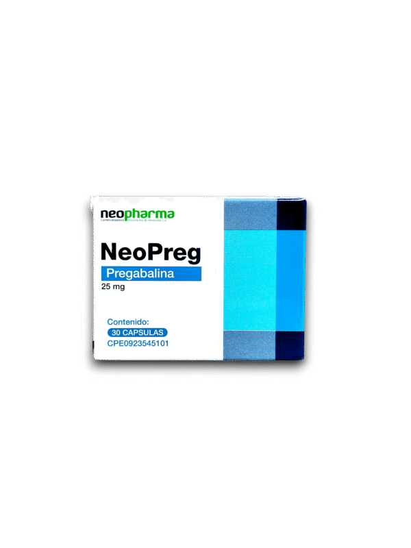 NEOPREG (PREGABALINA) 25 MG X 30 CAP (CIRONDRUGS)
