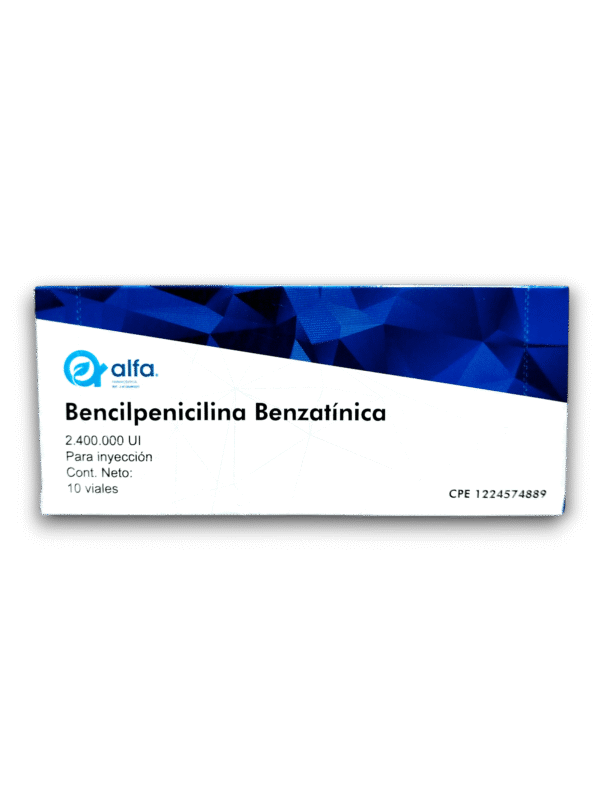 BENCILPENICILINA BENZATINICA 2.400.000 UI  AMP I.M (ALFA)