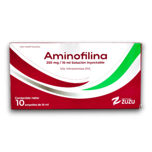 AMINOFILINA 250MG/10ML AMP (ZUZU)