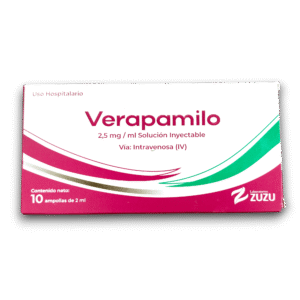 VERAPAMILO 2.5 MG /ML AMP 2 ML (ZUZU)
