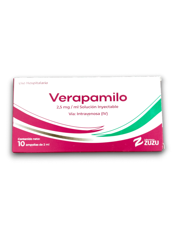 VERAPAMILO 2.5 MG /ML AMP 2 ML (ZUZU)