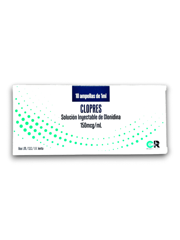 CLOPRES (CLONIDINA) 50 MCG /ML AMP (CR MEDICARE)