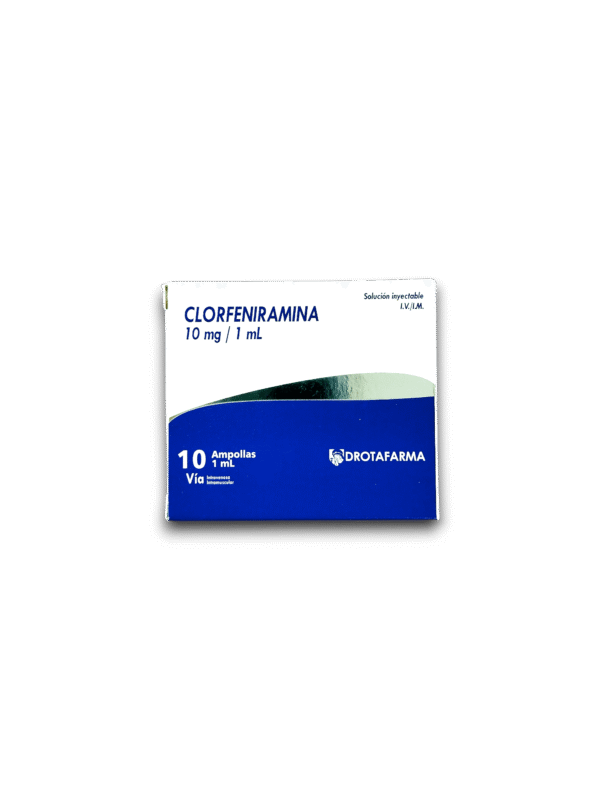 CLORFENIRAMINA 10 MG /ML AMP I.V /I.M (DROTAFARMA)