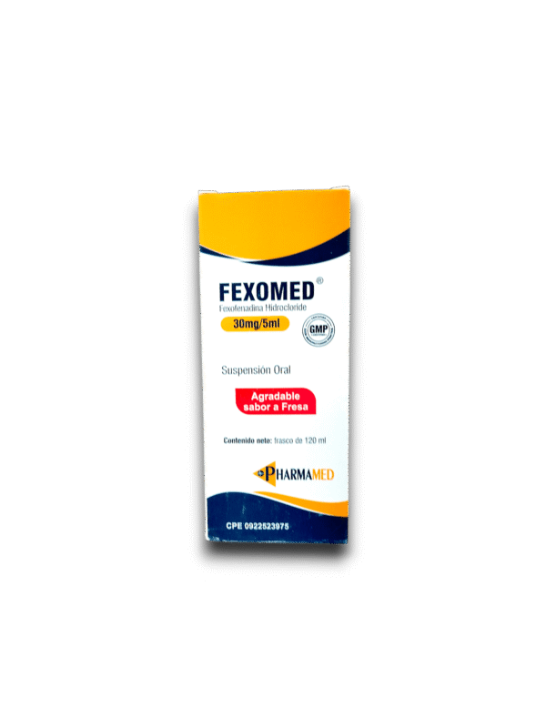 FEXOMED (FEXOFENADINA) 30MG /5ML SUSP 120 ML (PHARMAMED)