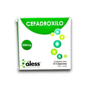 CEFADROXILO 500 MG X 12 CAPS (ALESS)