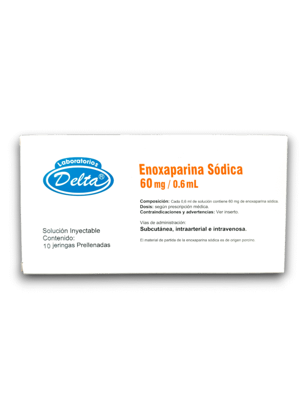 ENOXAPARINA 60 MG /0.6 ML AMP S.C (DELTA)