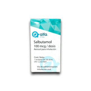 SALBUTAMOL 100 MCG INH 200 DOSIS (ALFA)