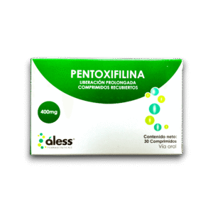 PENTOXIFILINA 400MG L.P X 30 TAB (ALESS)