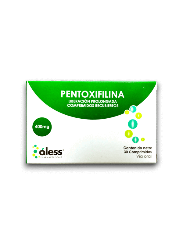 PENTOXIFILINA 400MG L.P X 30 TAB (ALESS)