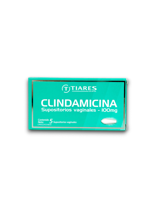 CLINDAMICINA 100 MG X 5 SUP VAG (TIARES)