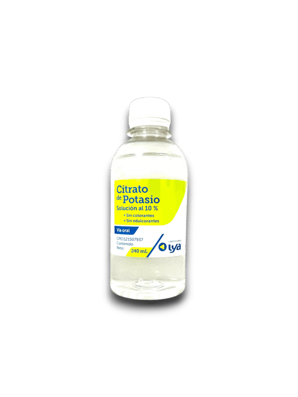 CITRATO DE POTASIO 10 % FCO 240 ML (LYA)