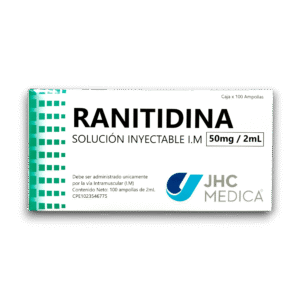 RANITIDINA 50 MG /2 ML X10 AMP (JHC)