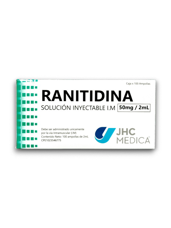 RANITIDINA 50 MG /2 ML X10 AMP (JHC)
