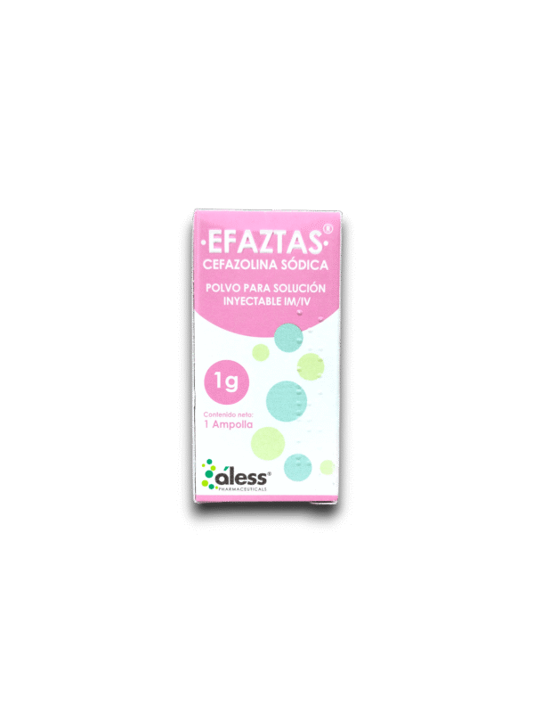 EFAZTAS (CEFAZOLINA) 1 G AMP I.V/I.M (ALESS)