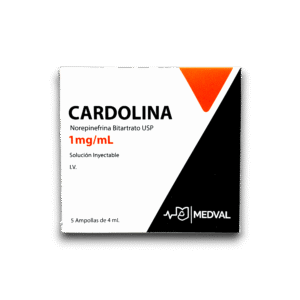 CARDOLINA (NOREPINEFRINA) 4 MG AMP (MEDVAL)