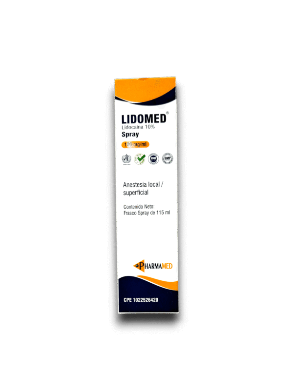 LIDOMED (LIDOCAINA) 10 % SPRAY 115 ML (PHARMAMED)