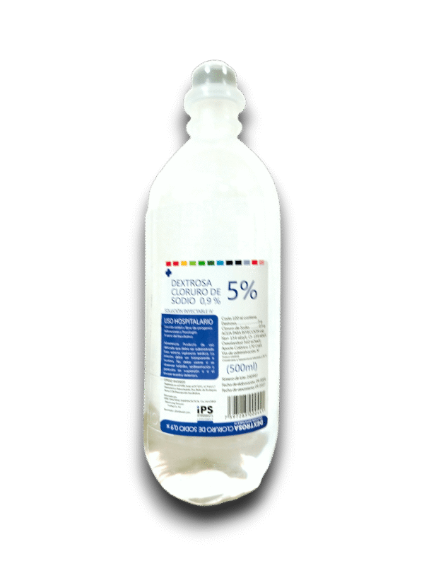 SOLUCION CLORURO DE SODIO 0,9 % /DEXTROSA 5 % 500 ML (IPS)