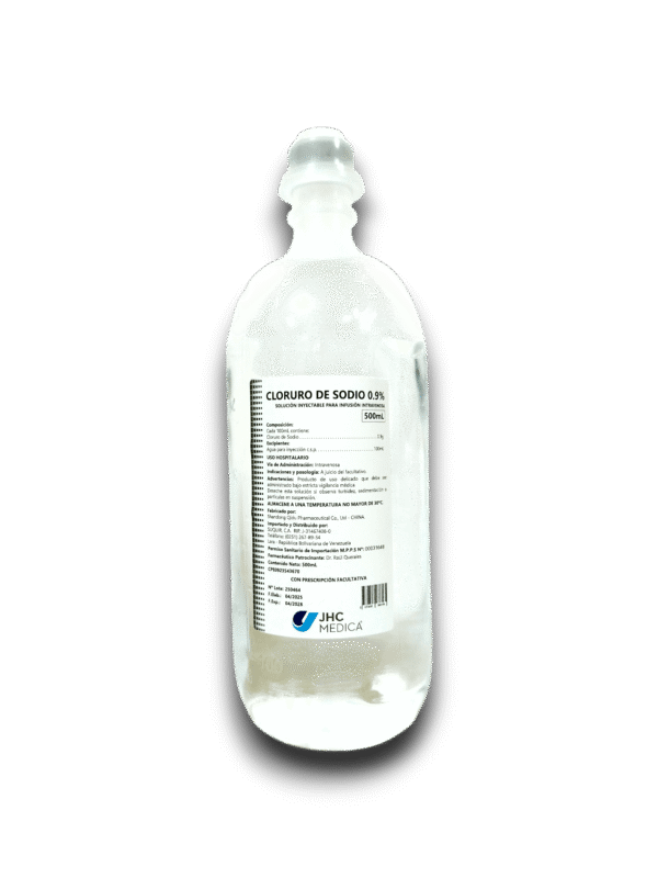 SOLUCION CLORURO DE SODIO 0,9 % 500 ML (JHC)