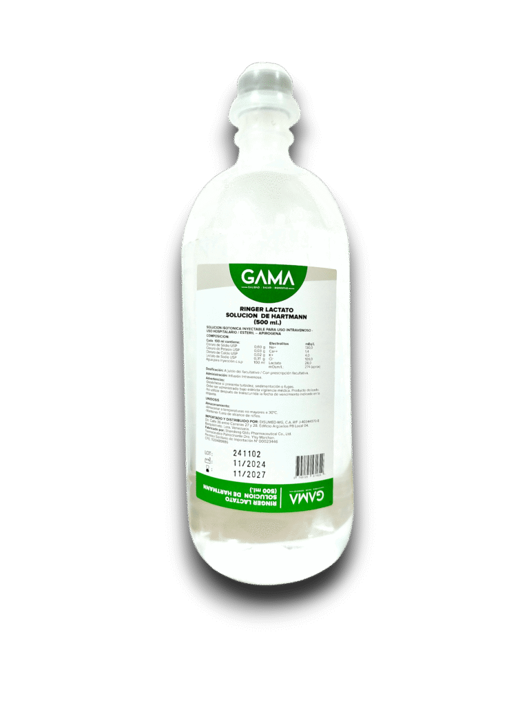 Solucioh Ringer SOLUCION RINGER LACTATO 500 ML (GAMA) - Droguerías Ciccorp