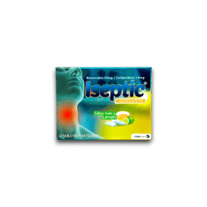 ISEPTIC MIEL LIMON (BENZOCAINA / CETILPIRIDINA) X 12 TAB (COASPHARMA)