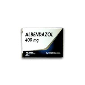 ALBENDAZOL 400 MG X 2 TAB (DROTAFARMA)