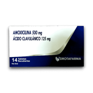 AMOXICILINA /AC CLAVULANICO 500 MG /125 MG X 14 TAB (DROTAFARMA)