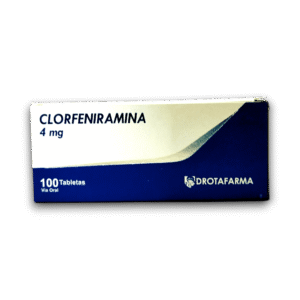 CLORFENIRAMINA 4 MG X 10TAB X 10 BLIS (DROTAFARMA)