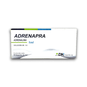 ADRENAPRA (ADRENALINA) 1 MG /ML X 10 AMP (ADN)