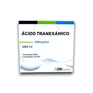ACIDO TRANEXAMICO 500 MG /5 ML X 5 AMP (ADN)
