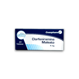 CLORFENIRAMINA 4 MG X 20TAB (COASPHARMA)