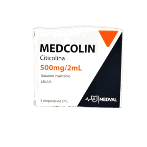 MEDCOLIN (CITICOLINA) 500 MG /2 ML AMP (MEDVAL)
